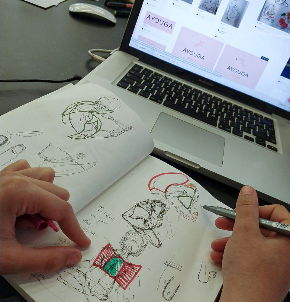 Ayouga Sketching Illustrationen