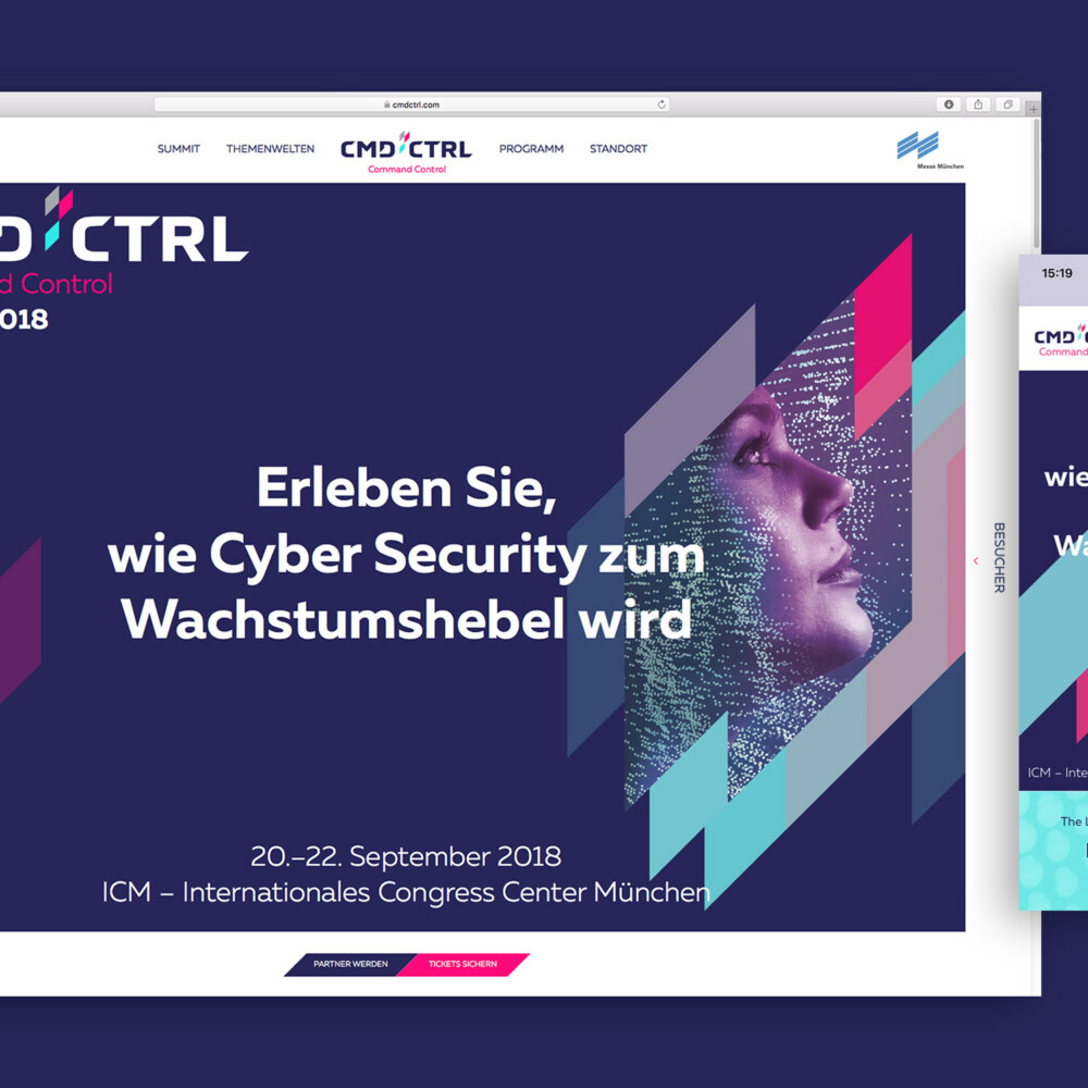 CMD CTRL Webseite Homepage