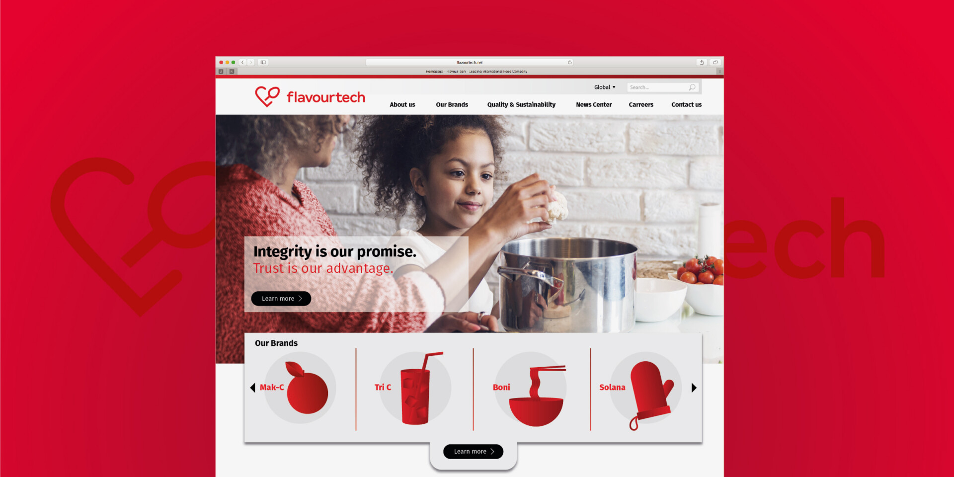 Flavourtech Webseite