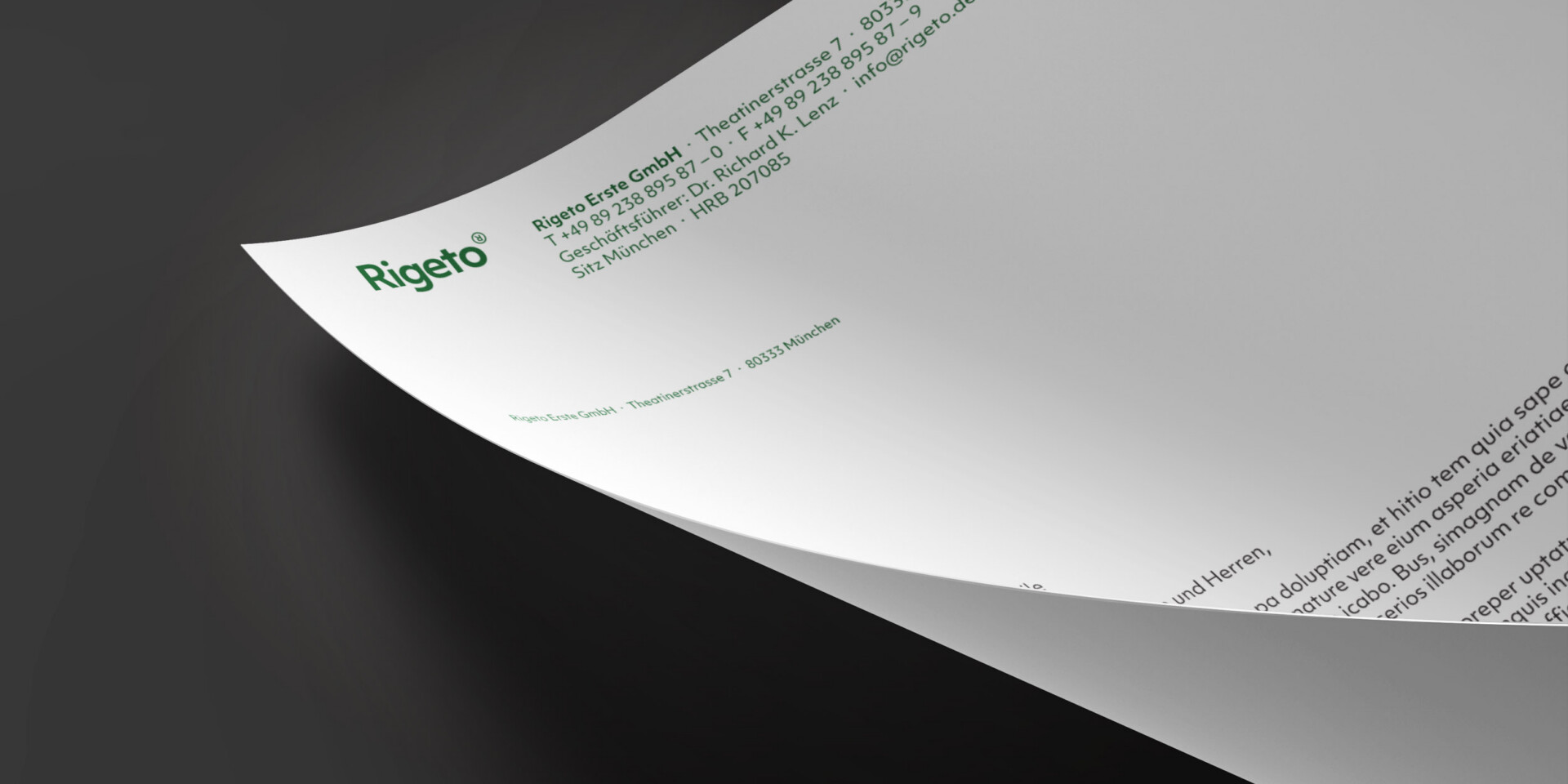 Rigeto Briefpapier