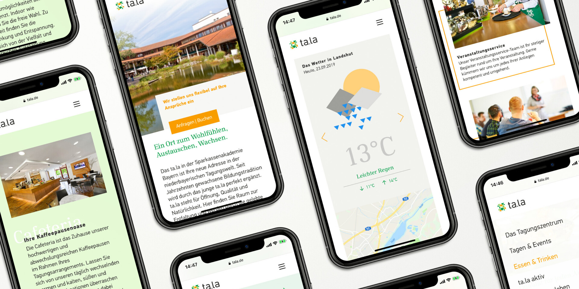 Tala Mobile Webseite Handy
