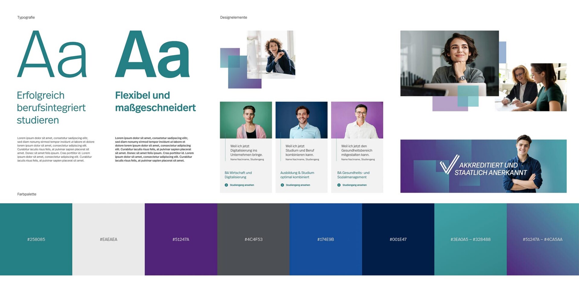 SBA Hochschule Webdesign